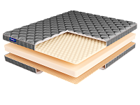 Матрас FOAM 14 Massage Latex LUX 200x200 19142 умеренно-мягкой жесткости высотой 20 см